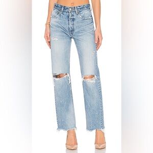 Moussy Vintage Straight Leg Odessa Jeans